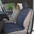 BDK UltraFit Waterproof Towel Seat Covers for Cars - 1 Piece Washable Cloth Car Seat Cover Towels Front Seats - Sweat Seats Protector for Gym, Swimming, Surfing, Running - Universal Fit for Most Cars - Image 2