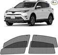 CLIM ART Magnetic Car Window Shades for Toyota RAV4 2013-2018 – Custom-Fit Sun Blocker Curtains, Side Window Covers, Essential Car Accessories for Camping, Baby and Privacy Protection - MS0138 by CLIMART