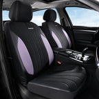 Coverado Seat Covers Full Set, Automotive Car Seat Covers 5-piece, Car Protectors 5 Seats for Car, Purple Auto Seat Covers Spill-Proof Design Universal Fit for SUV, Vans, Sedan, Truck - Image 2