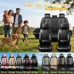 Fit Tucson Seat Covers Custom Fit for Hyundai Tucson 2010-2026, Full Set | Premium Leather Full Coverage Protectors, Waterproof, Breathable, Scratch Resistant, Easy Wipe, Airbag Compatible, Black - Image 9