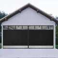 Privacy Garage Door Screen Blackout for 1 Car Garage-9x7FT Heavy Duty Magnetic Garage Screen,Thicker 265g/㎡ Mesh, Hands Free, Magnetic Privacy Garage Screen Door by LIAMST