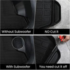 AUXKO All Weather Cargo Mat for Kia Sportage 2023 2024 2025 | High Wall,All-Weather,All Season,Odorless,Anti Slip,Rain&Salt Resistant,TPE Material,Black,Accessories,Pet Friendly - Image 3