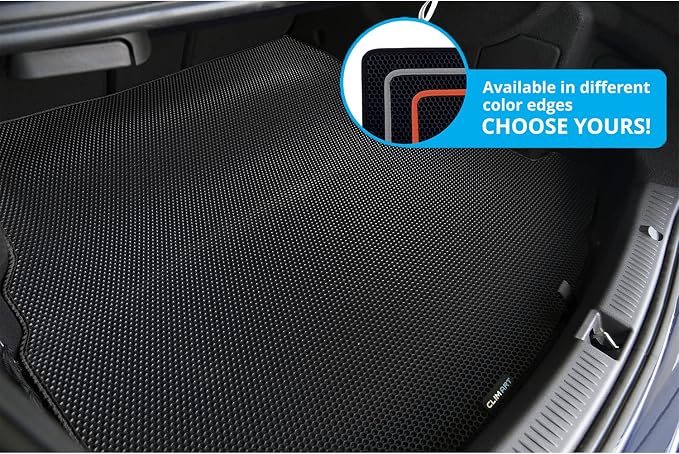 CLIM ART Cargo Liner for Mercedes E-Class 2017-2023 Sedan Custom Fit Trunk Mat, with Honeycomb Dirtproof & Waterproof Technology - All-Climate, Heavy Duty, Anti-Slip Cargo Liner, Luggage - FL01117089 - Image 3