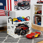 Rectangular Monster Truck Basket,Racing Car Storage Baskets,Cute Basket for kids with Handles,Kid Room Decor Gift,Car Room Decor,Book baskets(Monster Truck) - Image 5