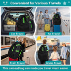 Waterproof Car Seat Bags For Airplane Travel, Durable Carseat Cover For Air Travel Car Seat Travel Bag with Shoulder Straps and 2pcs Luggage Tags For Airplane - Image 7