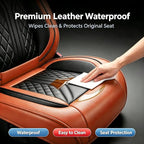for Subaru Ascent 2019-2026 Car Seat Covers, Full Set, Brown | Luxury Full Coverage Leather Seat Protectors, Waterproof Breathable, Non-Slip, Easy to Install, Airbag Compatible, All-Season - Image 7