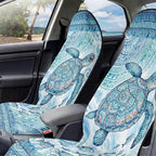 2 Pack Car Seat Towel Covers, Sweat-Proof Microfiber Seat Protectors for Gym, Running, Beach & Workout, Breathable Quick-Dry, Machine Washable, Ink-Style Sea Turtle Print, Universal Fit - Image 5