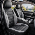 Car Seat Covers Fit for Toyota RAV4 2013-2025 2026 Full Set | Faux Leather Waterproof Automotive Seat Protectors,Compatible with Airbags,Easy to Install,5 Seats Grey by RAWAKORW