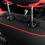 FLORICH Car Seat Covers Front Seats Luxury Faux Leather Waterproof Seat Covers Car Seat Protector Automotive Seat Covers Cushion Universal Fit for Most Cars SUV Trucks, Black&Red - Image 8