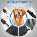 Dog Car Backseat Barrier, Padded and Durable Nylon Net Pet Barrier, Vehicle Travel Dog Fence with 2 Mesh Windows, for Safe Driving, Easy to Install and Adjust for All Cars - Image 4