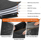 Dog Car Seat Cover for Toyota Corolla 2009-2025 | Waterproof Pet Bench Seat Cover for Back Seat, 600D Heavy Duty Scratch Proof Nonslip Truck Seat Covers for Dogs - Image 3