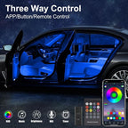 Interior Car LED Strip Lights, RGB 2 in 1 USB Car Ambient Lighting Kit | Wireless APP & Remote Control, 158 Inches Fiber Optic, Inside Neon Dash Lights with Music Mode Car Interior Accessories - Image 4