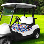 ENYORSE Golf Cart Seat Covers, Tropical Floral Seat Towel Blanket, Soft Breathable Microfiber, Keeps Seats Cool & Comfortable, 51”x31”, Fits 2 & 4 Passenger EZGO, Yamaha,Club Car Carts - Image 8