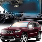 FORTEM Windshield Sun Shade - Sunshade for Car Windshield - 240T Polyester | Foldable Window Shade | Heat & UV Shield | Storage Bag by FORTEM