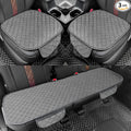 surpassme Car Seat Covers Universal Seat Covers for Car Accessories with Storage Pockets, Car Front Seat Covers and Rear Bench Coverfor Automotive, SUV, Truck, and Van(Grey) by Surpassme