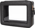 Aveniee Clear Makeup Bag Organizer,Large Travel Toiletry Bag for Women, Waterproof Cosmetic Pouch with Zippers,Car Organizers and Storage Case for Accessories,Black by Aveniee
