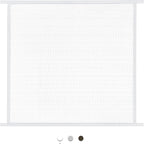 Steel Pet Grille RV Screen Door Protector For Dogs Pets Cats Scratch Protector Replacement White 36 Inch Screen Door Guard Pet Proof - Image 6
