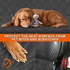 Dog Car Seat Cover for Toyota Camry 2012-2025 | Waterproof Pet Bench Seat Cover for Back Seat, 600D Heavy Duty Scratch Proof Nonslip Truck Seat Covers for Dogs - Image 5
