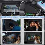 ZATOOTO Car Window Shades for Ford F-150 2021-2024 Car Window Covers Blackout | Double-Layer with Zipper | Airflow and Privacy F-150 Window Screen with Storage Bag for Camping Napping Traveling - Image 4