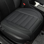 2 Pack Leather Front Car Seat Covers,Bottom Seat Covers for Cars,Driver Car Seat Cover,Luxury Seat Protectors,Waterproof,Full Wrap,for Most Vehicles,Sedan,Truck,SUV(Black) - Image 6