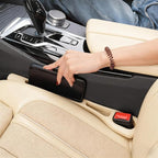 YLXGT Car Seat Gap Filler Organizer Universal for Car SUV Truck Accessories Seat Gap Plug Blocker with Storage Slot Beige 2 Pack - Image 3