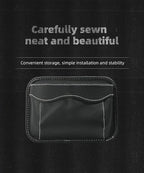 SUJADE YAKEFLY Car Seat Side Pocket Organizer, PU Leather Cell Phone & Sunglasses Holder, Gap Filler, Mini Storage Bag - Image 2