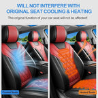 for Subaru WRX 2015-2025 2026 Car Seat Covers, Full Set, Red | Luxury Full Coverage Leather Seat Protectors, Waterproof Breathable, Non-Slip, Easy to Install, Airbag Compatible, All-Season - Image 8