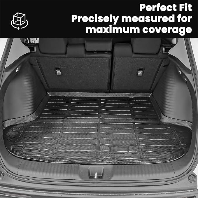 AUXKO All Weather Cargo Mat for Honda HRV 2023 2024 2025 2026 | HR-V Include Hybrid,High Wall,All-Weather,All Season,Odorless,Rain&Salt Resistant,TPE Material,Accessories,Pet Friendly - Image 3