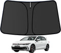Golf Mk8 Windshield Sun Shade for VW Golf Mk8 GTI R 2022-2025 Blocks UV Rays Accessories,1:1 Custom Foldable Thickened Wear-Resistant Front Window Sunshade Visor,Keeps Your Car Cooler by Achaltiza