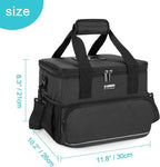 Trunab Insulated Medical Bag with Dividers, Medicine Pouch, Black | Empty Bag for Custom Setup, Ideal for Home, Travel and Camping - Image 6