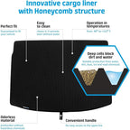 CLIM ART Cargo Liner for Ford Expedition 2018-2024 Custom Fit Trunk Mat,Honeycomb Dirtproof & Waterproof Technology - All-Climate,Heavy Duty,Anti-Slip Cargo Liner,Luggage- FL01118111 - Image 2