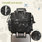 LARIPOP Dog Travel Bag Airline Friendly for Small Medium Large Dogs, Pet Travel Organizer with Collapsible Bowls Food Containers Mat, Waterproof Portable Tote for Dog Outdoor Travel - Image 5