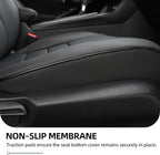 Lolcar Custom Fit Civic Seat Cover Full Set for Honda Civic 4 Door Sedan-Only (2022 2023 2024 EX)&(2025-2026 Sport),5-Seats Full Set,Leather Seat Protector (Black) - Image 7