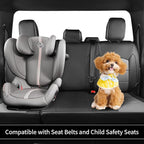 EKR F150 Seat Covers for (4 Door,SuperCrew) 2015-2020 Ford F150 XL/XLT & (CrewCab) 2017-2022 F250/F350/F450 SuperDuty XL/XLT,Family & Pet Friendly,Waterproof-Faux Leather(Black/Gray) - Image 6