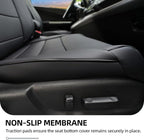 Lolcar CRV Seat Covers Custom Fit for Honda CRV 2015 2016 Full Set Car Seat Cover for SUV, Leather Truck Seat Protectors,Faux Leather (Black) - Image 6