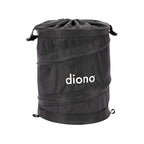 Diono Pop-up Trash Bin, Collapsible Car Trash Can Portable, Small, Leak Proof, Perfect For Keeping Car Clean, Black by Unknown
