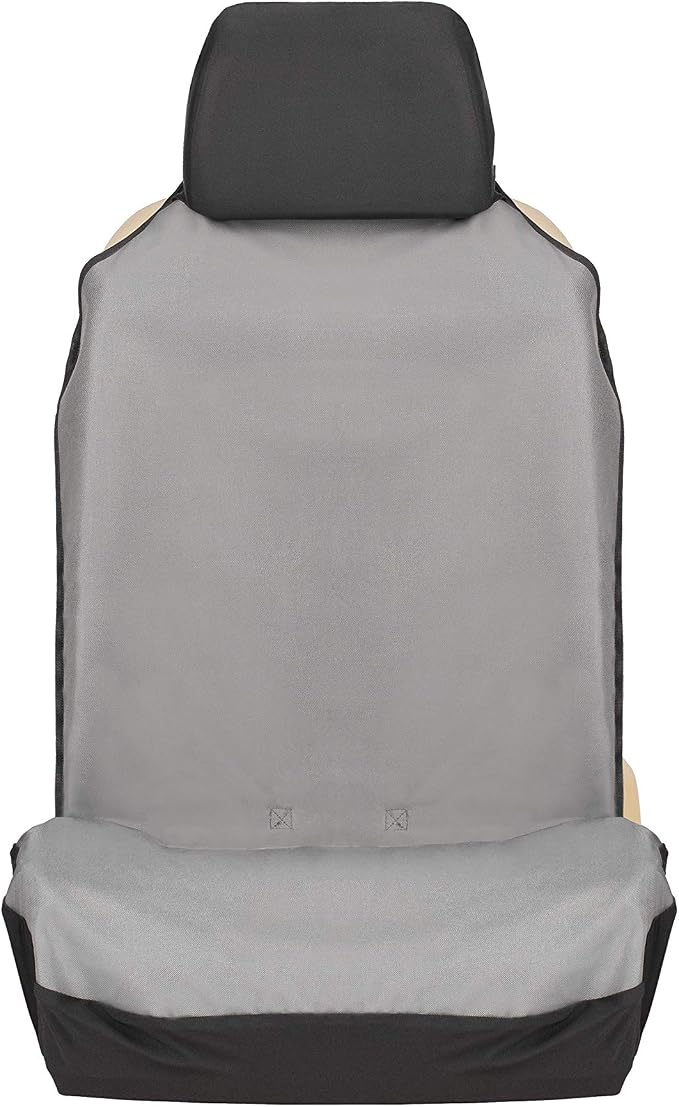 PetSafe Happy Ride Waterproof Bucket Seat Cover for Dogs and Pets - Fits Cars, Trucks and SUVs - Waterproof Area Protection - Grey - Image 2