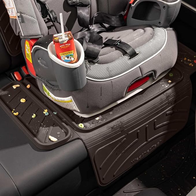 WeatherTech Child Car Seat Protector with Back Cocoa - Image 6