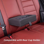 coverdream Full Set Leather Seat Covers for Toyota Corolla 2023-2026 LE Sedan(Not fit Hybrid),Airbag Compatible,Waterproof Car Seat Protector,Fit Like A Glove(Win red) - Image 5