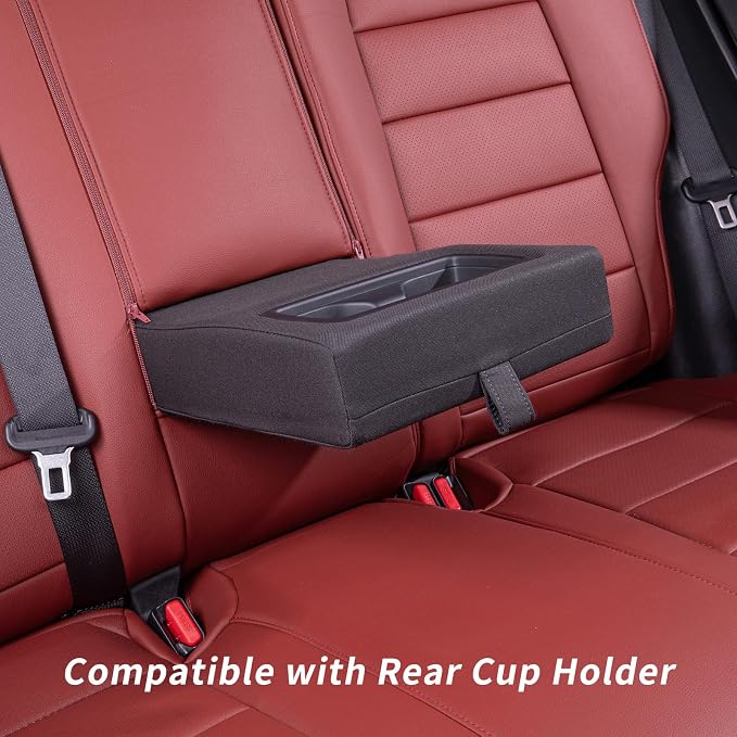 coverdream Full Set Leather Seat Covers for Toyota Corolla 2023-2026 LE Sedan(Not fit Hybrid),Airbag Compatible,Waterproof Car Seat Protector,Fit Like A Glove(Win red) - Image 5