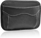 Car Side Pocket Organizer, Car Seat Side Storage Pocket, Pen Phone Holder Tray Pouch Vehicle Seat Gap Filler, PU Leather Car Seat Side Pocket Organizer for Auto Door Window Console (Black) by Unknown