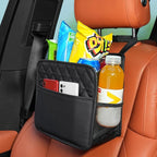 FrgKbTm Car Seat Back Organizer, Waterproof Car Backseat Organizer with Cup Holders Large Capacity Hanging Car Storage Bag for Phones Documents Cups Bottle Travel Compatible with Most Vehicles by FrgKbTm