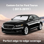 EcoNour Windshield Sunshade Compatible for Ford Taurus 2013-2017 2018 2019 | Sun Visor for Front Windshield & Window Sun Shade Cover, UV Heat Blocker & Protector, Car Accessories - Image 2