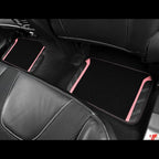CAR PASS Microfiber Steering Wheel Cover and Waterproof Car Floor Mats,Leather Universal Car Combo Fit for 95% Truck,SUV,Cars,14.5-15inch Sporty Anti-Slip Safety Comfortable Design(Black and Pink) - Image 7