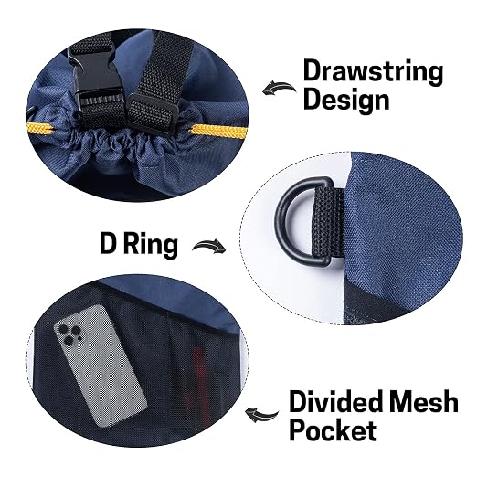 GNEGNI 2PCS Hanging Car Garbage Can - Waterproof Leakproof Trash Bag | Car Trash Can with Durable Leakproof Lining, Keeps Vehicle Clean and Neat - Image 5