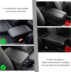 Leather Car Center Console Cover with Side Pockets,Stylish Car Decorations Interior Armrest Cover for Car Seat Organizer,Universal Center Console Protector Fit Car SUV Truck (Purple) - Image 6