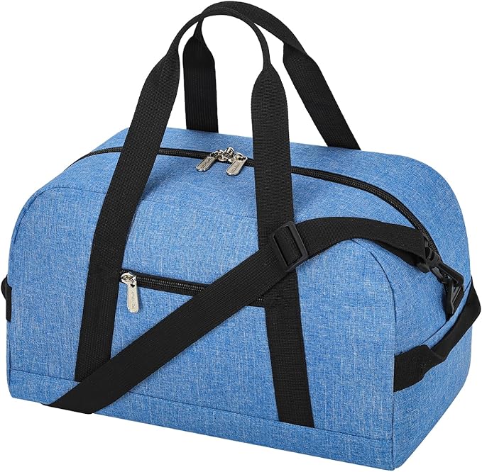 Apenze Small Gym Bag 14 inch lightweight Carry On Mini Duffel Bag for Travel Sport - Denim Blue by APENZE