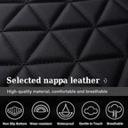 Coverado Car Seat Covers Compatible with Dodge Ram 2002-2026 1500 2500 3500 Pickup Limited Laramie Big Horn Waterproof Leather Seat Protectors Fit Dodge Ram Crew Cab& Quad Cab(2PCS, Black) - Image 4