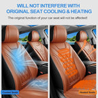 Car Seat Covers for GMC Acadia 2007-2026, Full Set, Brown | Luxury Full Coverage Leather Seat Protectors, Waterproof Breathable, Non-Slip, Easy to Install, Airbag Compatible, All-Season - Image 7