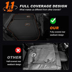 Custom Fit Seat Covers for Toyota 4Runner 2011-2024 5 Seats | Full Set Waterproof Airbag Compatible Car Seats Cover for 4Runner Accessories Black(5 Seats Model Only) - Image 8